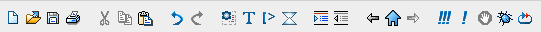 buttons on the Maple toolbar